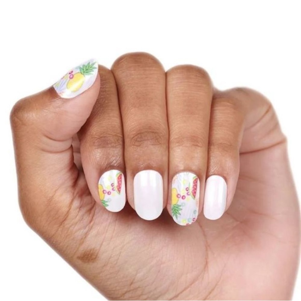 *Retired* Color Street: Tutti Frutti | Summer Fruit White Pink Green Party - Picture 11 of 13